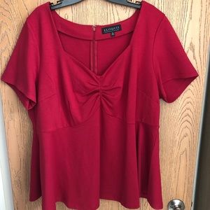 NWOT Peplum top